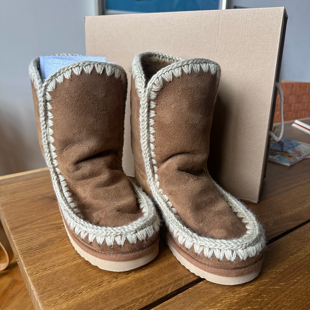 Mou Eskimo 24 Boots Cognac sz 39